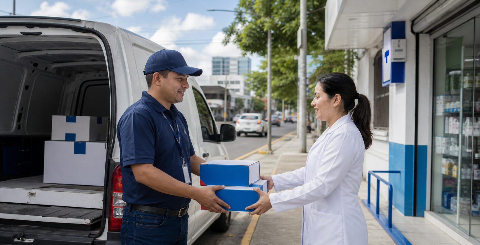Entrega de productos medicos a cliente