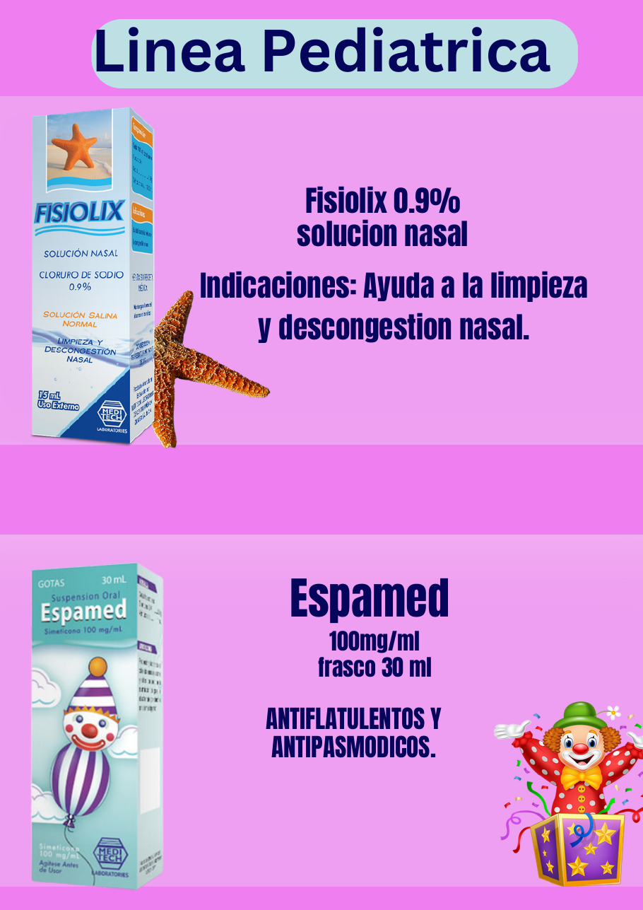 Linea pediatrica Meditech